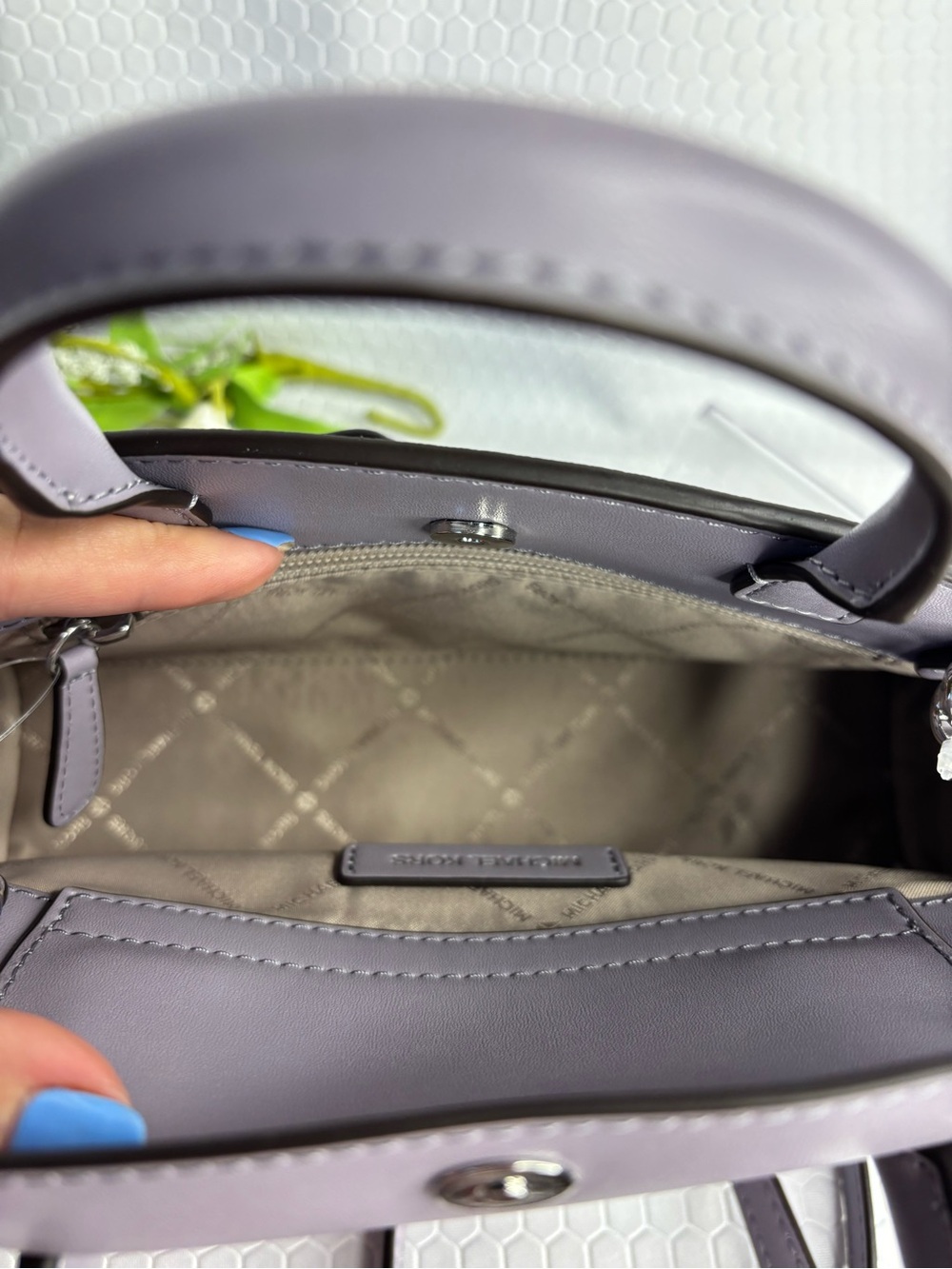Michael Kors Lavender Purple Satchel Bag - Picture 12 of 12